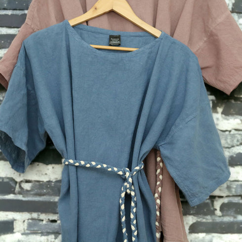 Bluza dama din canepa. Camasa dama din tesatura naturala.