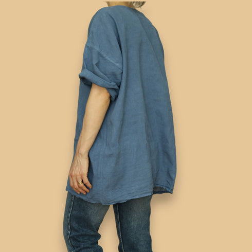 Bluza dama din canepa. Camasa dama din tesatura naturala.