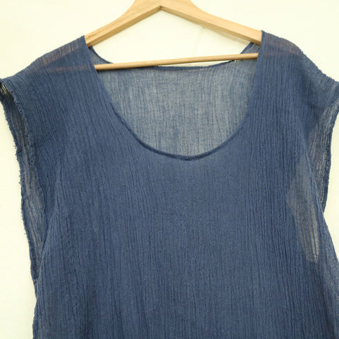 Cardigan dama subțire și transparent din panza topita de bumbac