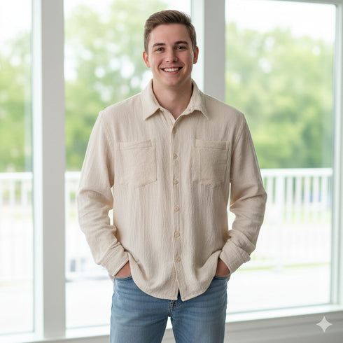 Soft boiled cotton fabric shirt