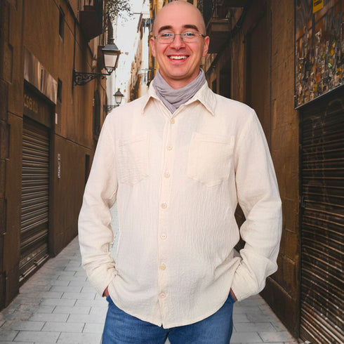 Soft boiled cotton fabric shirt