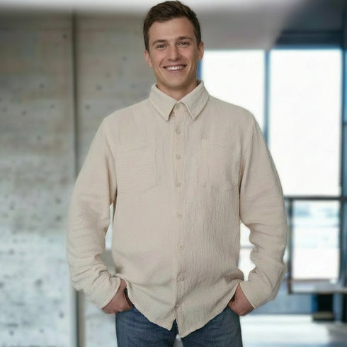 Soft boiled cotton fabric shirt