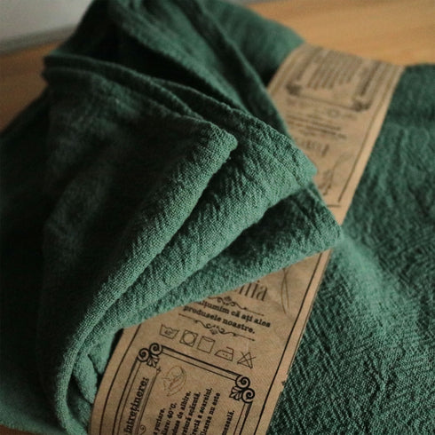 Pătură din cânepa. Cuvertura moale și plăcută