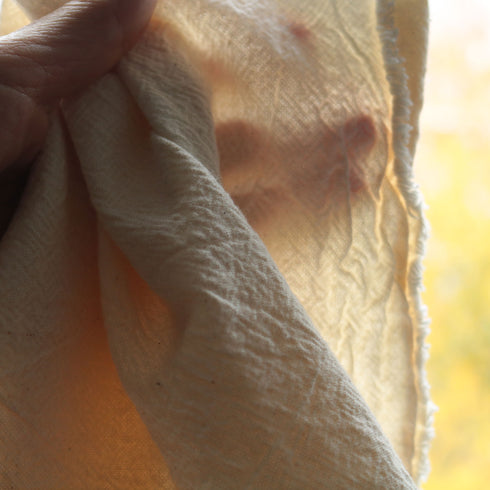 Draperii din bumbac fiert, netransparente si cu aspect creponat