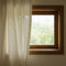 Semi-sheer cotton curtains. A veil of light and privacy