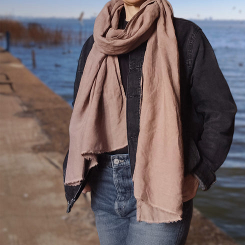 Eșarfă din IN neted. Esarfa unisex.