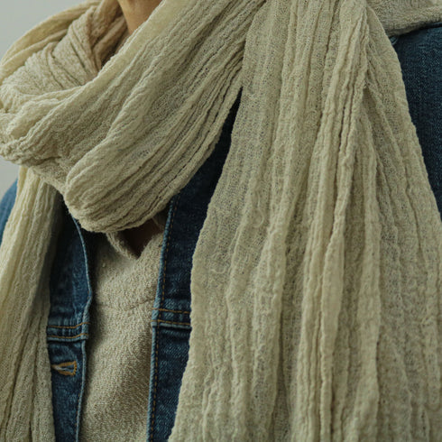 Eșarfa din bumbac topit