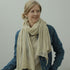 Esarfa din bumbac fiert textura creponata sal moale culori pastelate accesoriu boho Foxenia