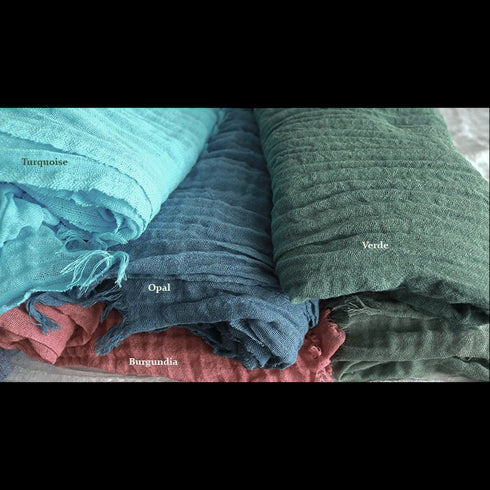 Esarfa boho din bumbac fiert