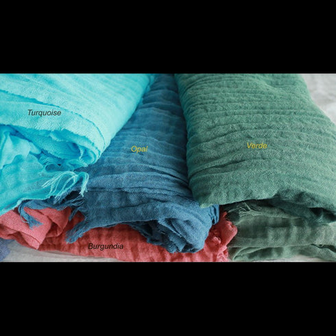 Esarfa boho din bumbac fiert