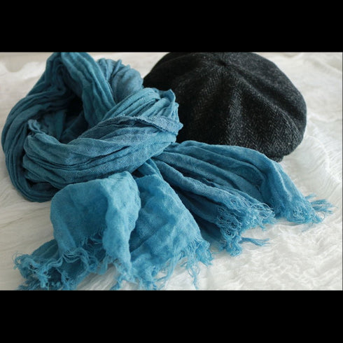 Esarfa boho din bumbac fiert - OPAL