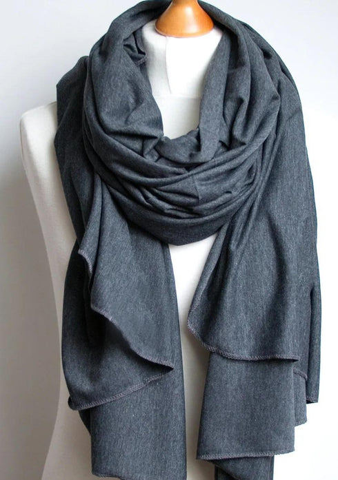 Eșarfă din bambus jerse, 200×80 cm – un accesoriu șic, unisex