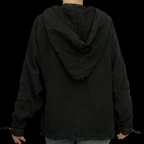 Hanorac din canepa cu gluga