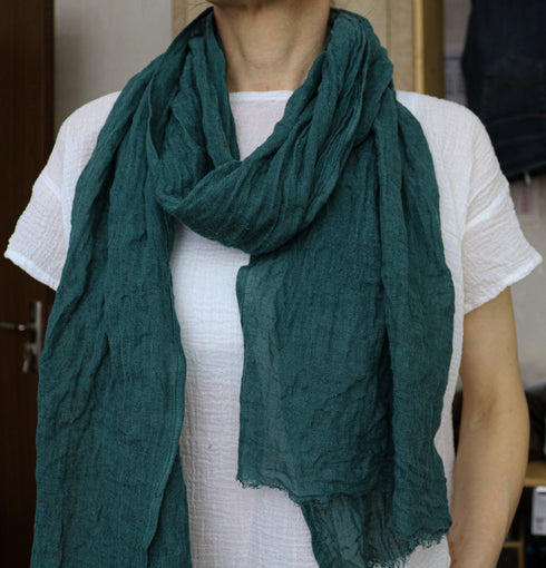 Esarfa unisex din tesatura de in. Esarfe unisex