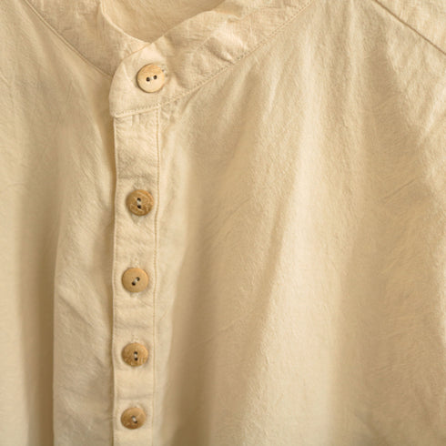 Unisex Tunic Shirt in Fused Canvas: Relaxed Elegance and Distinctive Charm