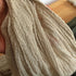 Esarfa din bumbac fiert textura creponata sal moale culori pastelate accesoriu boho Foxenia