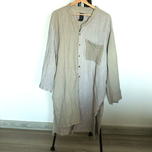 Cardigan din muselina moale si placut. Camasa lejera