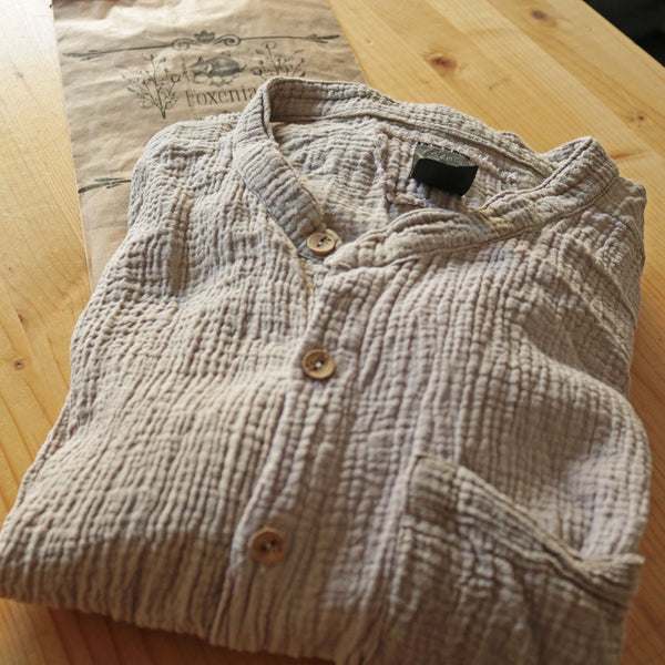 Cardigan din muselina moale si placut. Camasa lejera