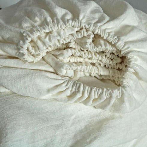 Linen bed linen, airy and pleasant to the touch