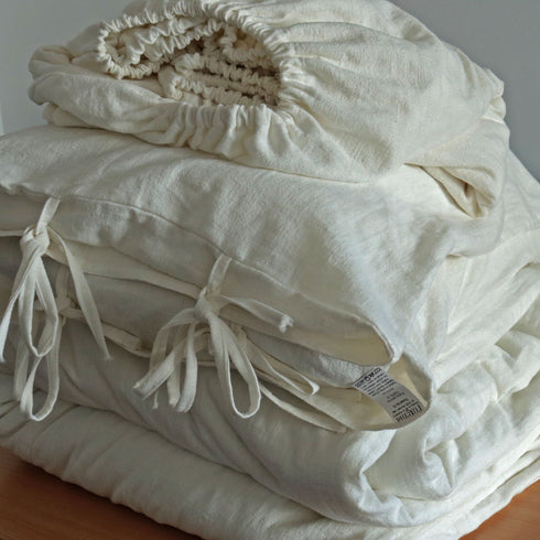 Linen bed linen, airy and pleasant to the touch