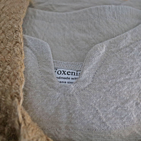 Unisex tunic made of linen and cotton gauze