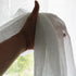 Perdea din in topit transparent si in varianta extra-large