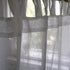 Perdea din in topit transparent si in varianta extra-large