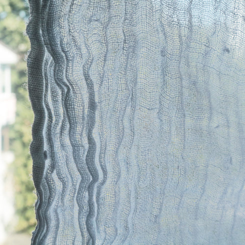 Panza topita din In transparent, extralata - 280 cm. Pânză vaporoasă 98 g/m².