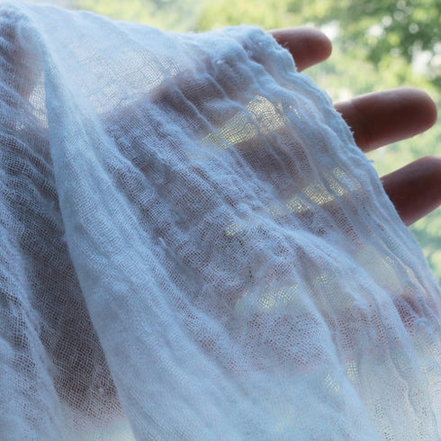 Panza topita din In transparent, extralata - 280 cm. Pânză vaporoasă 98 g/m².