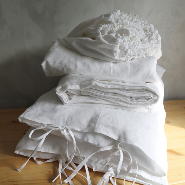 Linen bed linen, airy and pleasant to the touch