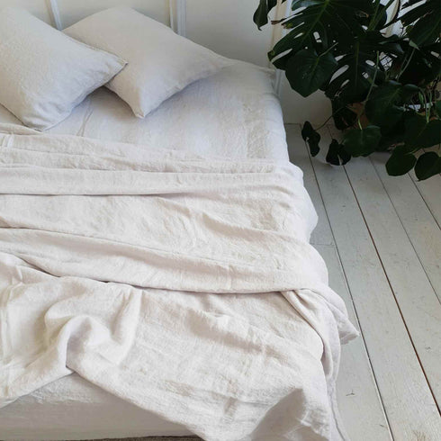 Linen bed linen, airy and pleasant to the touch