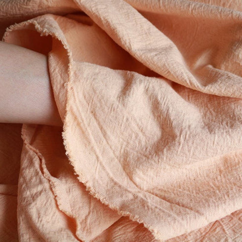 Pânză de casa, din bumbac prespălat, mai groasă - în culori pastelate