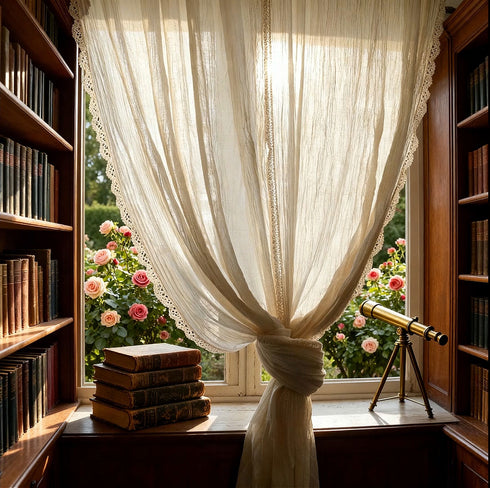 Perdele din pânză topită, latimi personalizabile