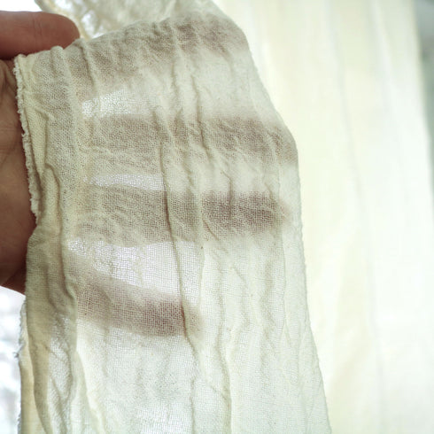 Perdea semitransparenta din tesatura amestec de cânepă și bumbac