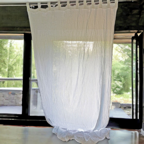Perdea din panză topită de bumbac