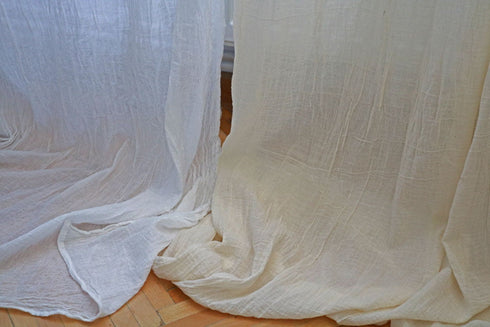Perdea din panză topită de bumbac