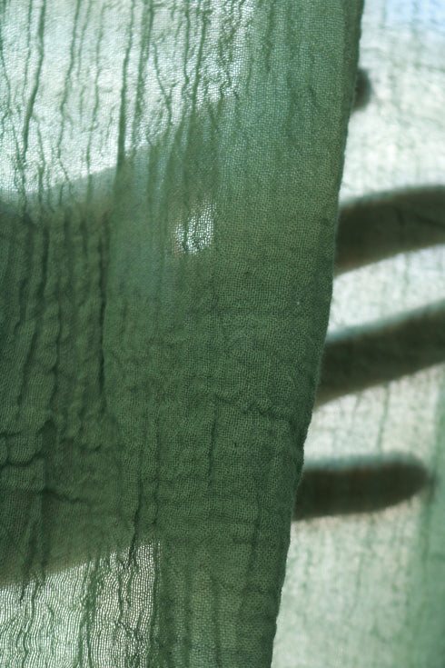 Perdea semi-transparentă din bumbac fiert / Draperie personalizata