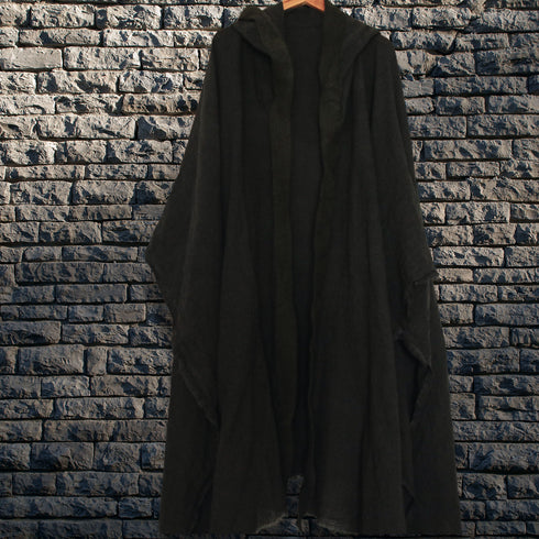 Poncho unisex. Pelerina medievala din canepa.