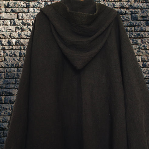 Poncho unisex. Pelerina medievala din canepa.