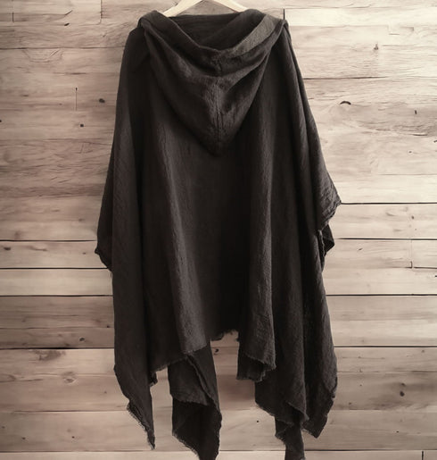 Poncho medieval cu deschidere în față