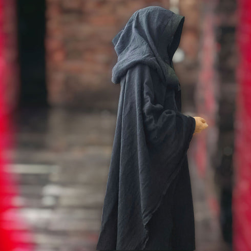 Poncho medieval cu deschidere în față