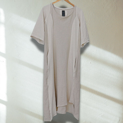 Rochie din tesatura amestec de canepa cu bumbac