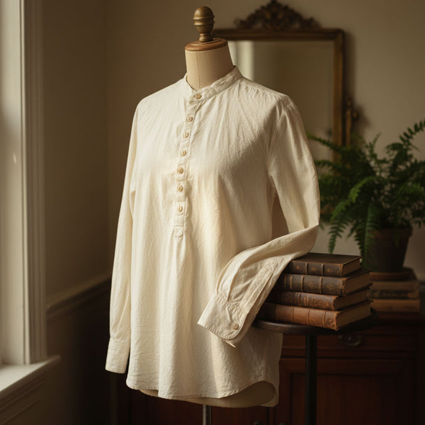 Cămașă Tunică Unisex din panza topita: Eleganță relaxată și farmec distinct