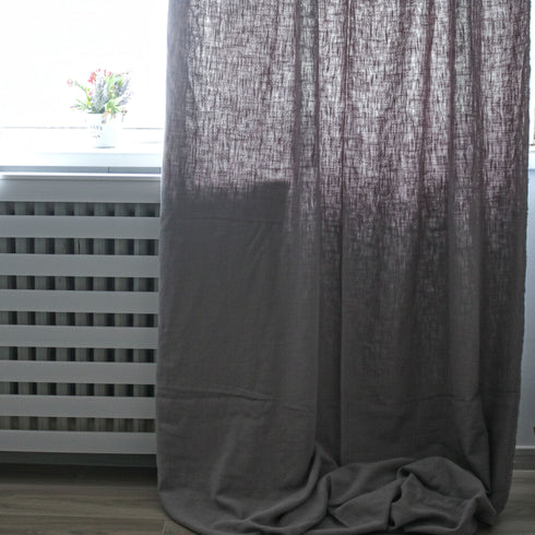 Draperii din IN, Draperii rustice cu dimensiuni personalizate - dormitor