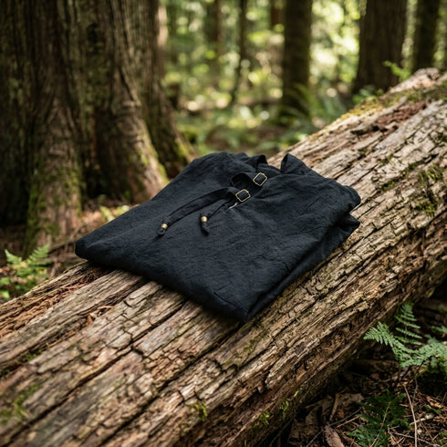 Hanorac Unisex din in, stil medieval