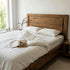 Linen bed linen, airy and pleasant to the touch