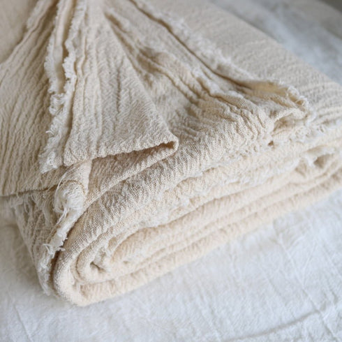 Pătură din țesătură topită din bumbac cu aspect vintage