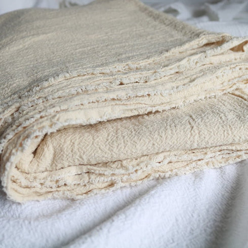 Pătură din țesătură topită din bumbac cu aspect vintage