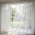 Perdea din in topit transparent si in varianta extra-large