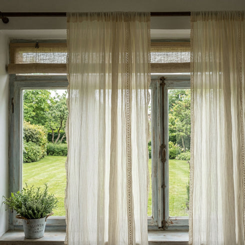 Perdele din pânză topită, latimi personalizabile